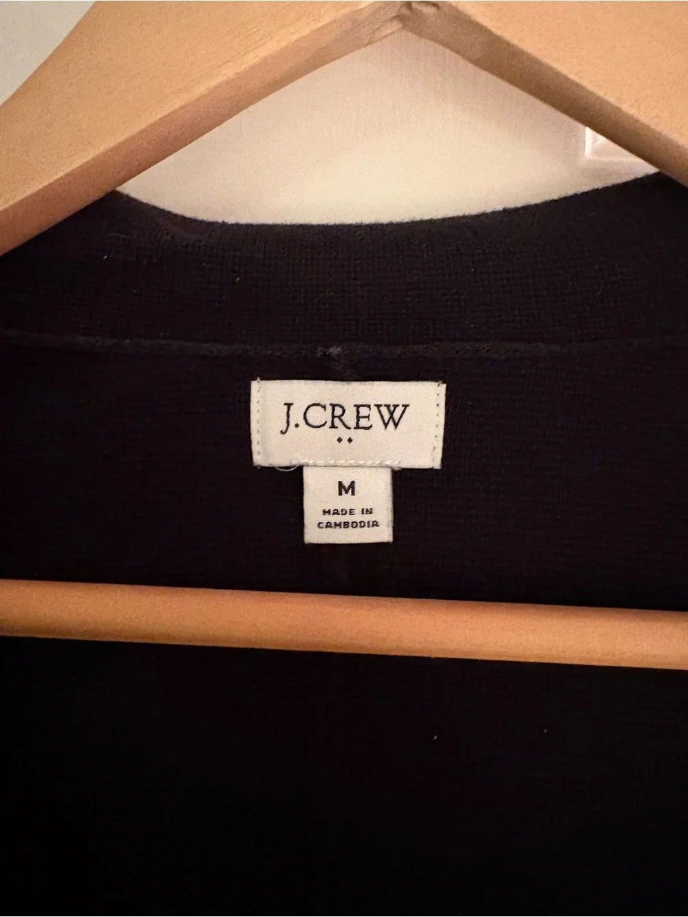 J. Crew Women's Black Knit Blazer Jacket